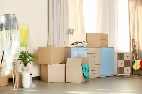 Moving boxes and packing materials for a home relocation in Belgium