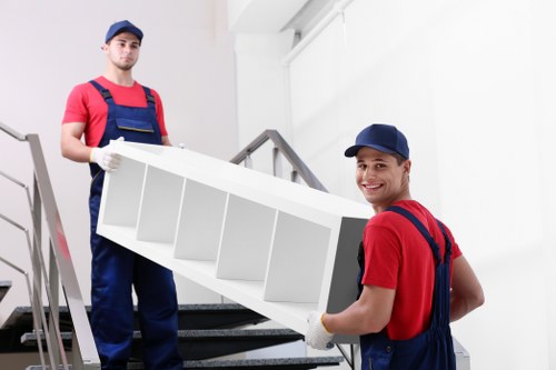 Man with a van service loading furniture in Belgium