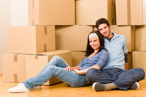 Careful handling of fragile items during a Belgium moving service