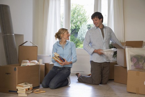 Man with a van helping with home relocation in Belgium