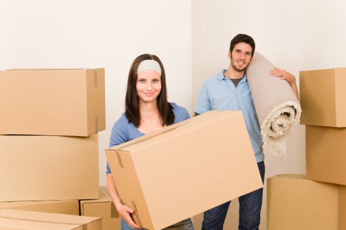 Apartment move in a busy Belgian street with access considerations
