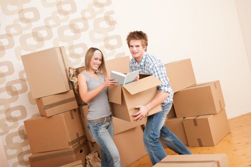Business office move illustrating efficient Belgium removals support