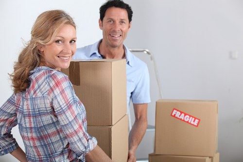 Residential relocation scene showing a smooth Belgium removals process