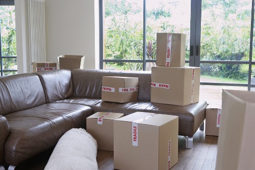 House movers navigating a Belgian city relocation